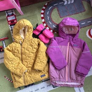 Patagonia winter / fall jackets, girls 5T